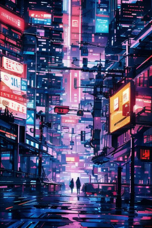 night_view, city, 1girl,Cyberpunk