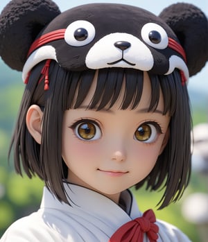 Masterpiece, 4K, Ultra detailed, 1 unique mascot called TenTen, depth of field, SFW,