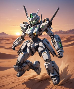 Masterpiece, anime style, 4K, ultra detailed, ((solo)), full body, sexy warrior girl with big detailed eyes, riding transformer  tank in desert, sunset, high speed motion, futuristic, more detail XL, SFW,dal,TR mecha style