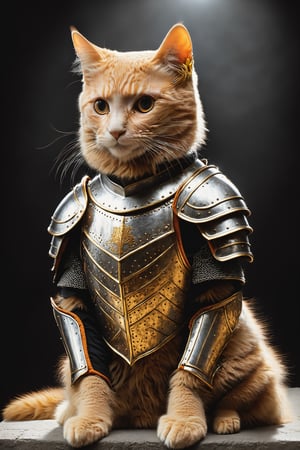 anthropomorphic cat knight templar, high quality, common European breed, orange colour, realistic, extra detailed, detailed, with golden armour and matching helmet
((((night time, seen from afar))))),more detail XL,photo r3al,Movie Still,DissolveSdxl0,Leonardo Style