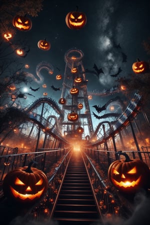 HalloweenGlowStyle Roller Coasters


