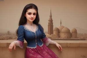Girl from Azerbaijan at 30s