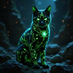 Bastet Temple Cat,TechnoGlow