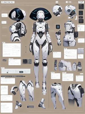 masterpiece, best quality, very aesthetic, absurdres,newest,(character design sheet):2, 1girl,black hair, glasses,twintails, blue eyes, (silver shiny skintight spacesuit):2, spacesuit with school uniform elements, (space helmet):2, beret, headphones, gloves, boots, (large life support system backpack):1.8, backpack, belt, hairpin, earrings, bracelet
BREAK
(front view), (back view), close-up of head, (detailed accessories), (detailed outfit), (high quality), (intricate design), (full body), (standing pose), (multiple angles), (design elements), (labeled parts)
BREAK
(with description text), (item labels), (annotations), (character sheet), (concept art), (futuristic), (sci-fi), (high resolution), (captions for each part), (detailed notes), (explanatory text boxes)
BREAK
(plaid pattern), (ribbon), (school uniform style), (reinforced exoskeleton elements), (detailed mechanical parts), (futuristic design), (high-tech details), (display), (pouch), (pocket), (LED lights), (sensors)

