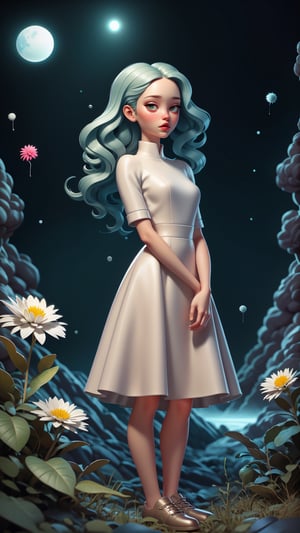 ((SFW)), ((A beautiful ((Caucasian)) girl in a white dress is standing turning around on a hill full of green grass. There is a river and a mountain in the background. A very shiny sun lights up the ground with some clouds. Medieval European style. insane detailed face, detailed face, detailed eyes, Photorealistic.:1.5)), Imaginative_Melodies, Gardenia_Portraits, 