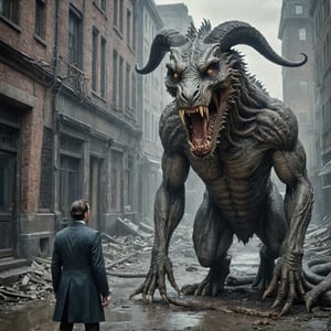 ((epic masterpiece, best quality:1.5)), analog photo, a photo depicting the transformation from human to beast. (Dorian Gray:snake chimera:0.6), (in the style of H.P. Lovecraft, Peter Gric), 