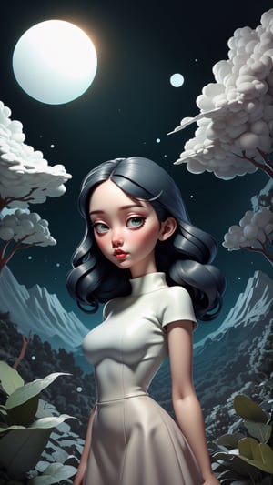 ((SFW)), ((A beautiful Caucasian girl in a white dress is standing turning around on a hill full of green grass. There is a river and a mountain in the background. A very shiny sun lights up the ground with some clouds. Medieval European style. insane detailed face, detailed face, detailed eyes, Photorealistic.:1.5)), Imaginative_Melodies, Gardenia_Portraits, 