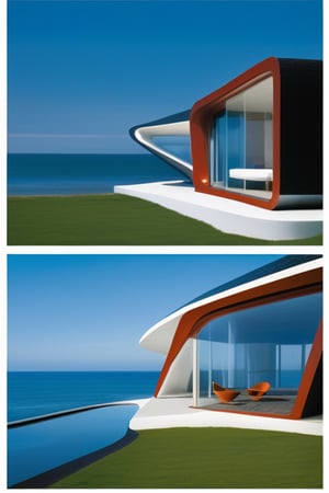  Futuristic  beach house  3000years