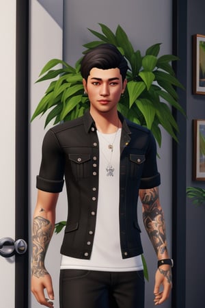 Handsome Thai Teenager Male  Unreal Engine 5, The Sims 4, 