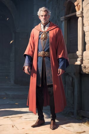 Realistic, handsome wizard 