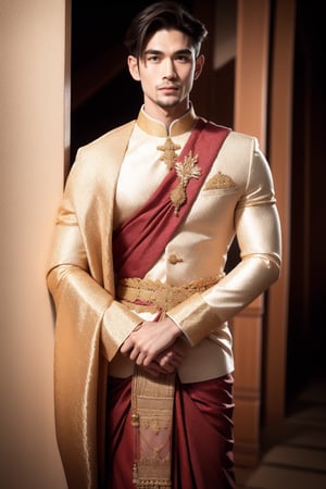 handsome men,Thai Dress , solo