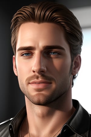 (((realistic))) handsome male