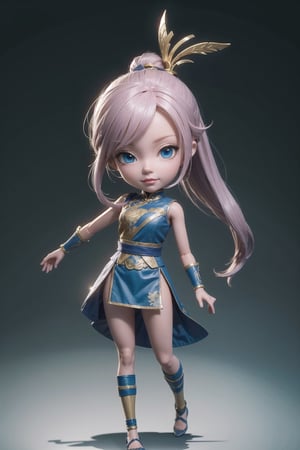 chibi fullbody barbie , Dynasty Warriors 