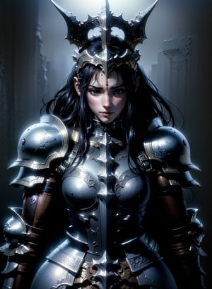 An armoured vampire queen by Luis Royo
,delicate\(armor\)