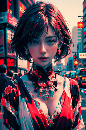 delicate,transparent, beautiful, elemental, ethereal, pure, abyssal, intricate, surreal, exposure blend, medium shot, bokeh, (hdr), high contrast, (cinematic,Spanish Red  ), (muted colors, dim colors, soothing tones), low saturation, (hyperdetailed:1.2), (noir:),beautiful,women