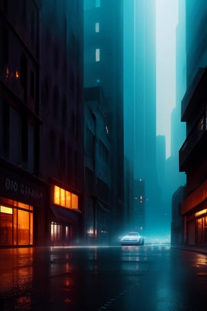 a city without humans, cinematic effect