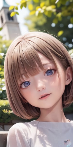 (toddler,6 years old),1 girl, 
beautiful detailed eyes,beautiful girl with fine details,  beautiful shining body,((aquamarine eyes,tall eyes, Big eyes)),detailed face,   perfect face, 
(short hair,random arrangement hair),bangs, brown 

church, nun,

 happiness, 
 morning light, (bright lighting: 1.2),
Best Quality, Masterpiece, Natural Light, 
(RAW Photo, Best Quality, Masterpiece: 1.2), Ray-traced reflections, photon mapping,
 ultra-high resolution, 16k images, depth of field,