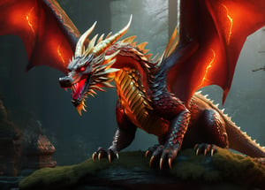 dragon looking at the camera,real life,ultra-realistic,Realistic, (ultra-detailed:2), (ultra definition:2),Dragon Made of Scales,  esmerald scales , beaked snake head, epic dragon in the night, different positions, light dragon, flying_sweatdrop, epic dragon,  in some red ruins at night, Full Body, highly defined robust and muscular body, (Perfect Eyes:2),(highly defined face and mouth:2), Intricately Detailed, Lightning Art, Particles, Beautiful and Majestic, Stunning, Large Majestic and Awesome Wings, thick and majestic tail, (Two Wings:2), (four paws:2), Shocking, Intimidating, Imposing, Highly Detailed, Large Sharp Fangs, (Perfect Claws:1.9), Digital Art, Sharp Focus, Trending in Art Station, Still Film, Warm Tones, dfdd, Greg Rutkowski, HZSteampunk, 2d_animated, horror, in a jar,xxmix_girl,lis4,EpicLand,b3rli,huayu,Sci-fi,ruins,moss,EpicSky,6000,photo r3al,Movie Still,Magical Fantasy, hand drawn illustration art of a beautiful eastern dragon, phoenix feathers, beak,fantasy forest background iridescent glowing dragon scales, fire essence, red and gold, fantasy, symmetrical dragon horns, digital art, (best quality)), intricate detailed, DTstyle,Movie Still,style,DonMn1ghtm4reXL,kristinapimenova,orn8,xray,Tiger ,Landskaper