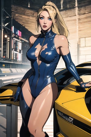 {(Sarah), (Blue Eyes), (Blonde, long hair, high ponytail)}, 1Girl

Racing Circuit, IndyCar Event, Racing Queen, Scort, Model, Sponsorship, Skimpy Clothes, Leotard,

💡 **Additional Enhancers** ((High-Quality)), ((Aesthetic)), ((Masterpiece)), (Intricate Details), Coherent Shape, (Stunning Illustration), [Dramatic Lightning], ((midjourney))