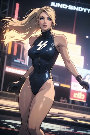 {(Sarah), (Blue Eyes), (Blonde, long hair, high ponytail)}, 1Girl

Racing Circuit, IndyCar Event, Racing Queen, Scort, Model, Sponsorship, Skimpy Clothes, Leotard,

💡 **Additional Enhancers** ((High-Quality)), ((Aesthetic)), ((Masterpiece)), (Intricate Details), Coherent Shape, (Stunning Illustration), [Dramatic Lightning], ((midjourney))