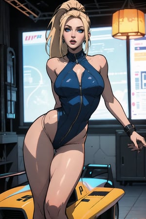 {(Sarah), (Blue Eyes), (Blonde, long hair, high ponytail)}, 1Girl

Racing Circuit, IndyCar Event, Racing Queen, Scort, Model, Sponsorship, Skimpy Clothes, Leotard,

💡 **Additional Enhancers** ((High-Quality)), ((Aesthetic)), ((Masterpiece)), (Intricate Details), Coherent Shape, (Stunning Illustration), [Dramatic Lightning], ((midjourney))