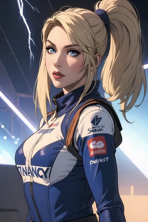 {(Sarah), (Blue Eyes), (Blonde, long hair, high ponytail)}, 1Girl

Racing Circuit, IndyCar Event, Racing Queen, Scort, Model, Sponsorship

💡 **Additional Enhancers** ((High-Quality)), ((Aesthetic)), ((Masterpiece)), (Intricate Details), Coherent Shape, (Stunning Illustration), [Dramatic Lightning], ((midjourney))