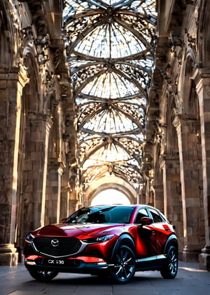 (Mazda cx30),calligraphy,((ultra-fine HDR)),extremely delicated and beautiful,8K,