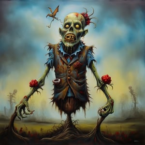 zombie, in the style of esao andrews