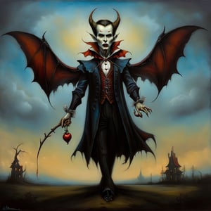 vampire, in the style of esao andrews
