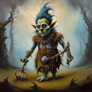 troll, in the style of esao andrews