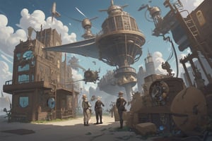 Inventors and engineers who constantly tinker with steam-powered contraptions, from clockwork pets to skybound airships.