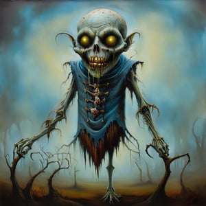 ghoul, in the style of esao andrews
