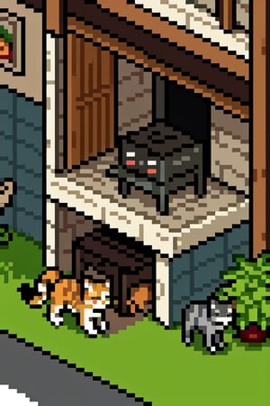 Pixel art,((animal)),feral_domestic_cat