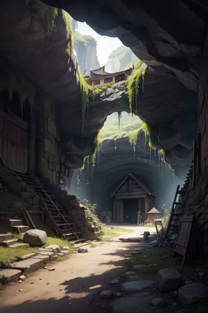 A Underground Cave Village