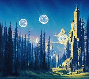 masterpiece, best quality,no_humans,scenery, ,fantasy_night