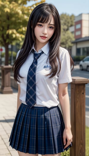 (best quality, masterpiece:1.2), ultra detailed,(photo realistic:1.4),,school uniform,cute_jk,love_doll