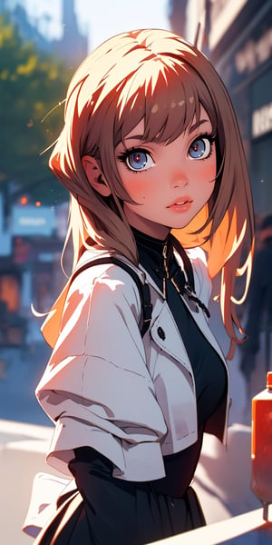 (best quality, masterpiece), 1girl, looking at viewer, blurry background, upper body, contemporary, dress,perfecteyes,milfication,yorha no. 2 type b