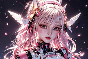 ((2girl)), dramatic lighting,Pink Mecha,Honey Mecha,, huge teardrop breasts, pink nipples, ((full body))
