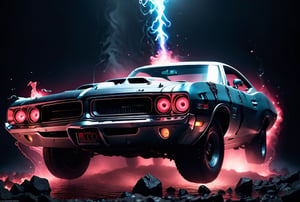 A surreal, 8k Hyper Realistic and Digital Painting mash-up: A hauntingly beautiful yet terrifying 1970 Plymouth gtx planning figure majestically emerges from a pit of shattered nightmares, Its nightmarish form infused with animate peppered daemons, Cellular swirls ooze from its metal hide, manifesting the discordant, fractured underworld of the Demogorgon realm. The raw, primal power of the car engine resonates with the savage emotions portrayed, alternating between displaying menacing defiance and disquieting vulnerability, Bathed in an ethereal, composite glow, with pipe-like tendrils reaching into the eroding darkness belowmovement, Cybernetic Illusion, chassis bares Grimy, Husk aesthetic coupled with Flowing Elixir of servo Failings identical to enchanted nectar, sordid build conveying desire of rebirthed stroke while Tendrils kiss against its filigree beauty. 

As the echolocation of fear bleeds into unprecedented extremes, the Demogorgon's polymorph along Fraying Collision of dread unleashes thevelleidorfotic Wild discord shaking with torn Hyper Reality contrast, the underworld bewildering optical exotications: Translucent daemons fortuitously swarming amid scattered frags, and an eerie harmonious illumé o'en manifests the phantasm ghastly stratagem divine ----- equally dislodging everything else - Amid the relentless entropy, the 1970 Plymouth GTX's silhouette continues to guide instincts throughout the unfathomable Demogorgon's wimple whiplash, leaving chaos in a strikingly euphoric suspension - forcing ra weird surreal cosmos for the vulnerable crew of the Stranger Things.

And shall the stereotype be broken, ostensibly forcing grey matter raided deep into rectified retroactive rearrangements.,skirtlift,nude,open mouth