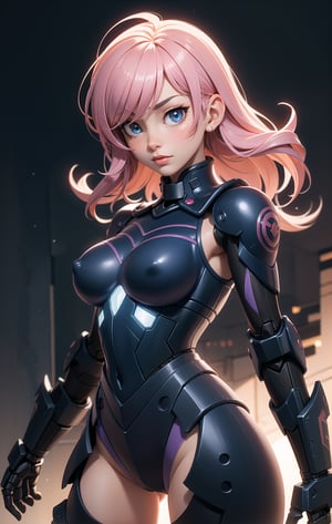 masterpiece,best quality,ultra-detailed, perfect hands,1girl,solo,, cyberpunk war zone  night city theme, long withe hair, blue eyes, mechanical parts,robot joints, blush,cowboy epic shot, ,sakamata, 
,TinkerWaifu,mecha musume,destiny /(takt op./)