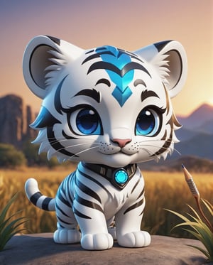 (masterpiece:1.2, highest quality), (realistic, photo_realistic:1.9)
1chibi_tiger, white tiger, sunglasses, grin face, standing front, (Designer look holding a pencil in one hand), white with blue, (detailed background), (gradients), colorful, detailed landscape, visual key, shiny skin. Modern place, Action camera. Portrait film. Standard lens. Golden hour lighting.
sharp focus, 8k, UHD, high quality, frowning, intricate detailed, highly detailed, hyper-realistic,interior,robot white with blue,chibi emote style,Monster,