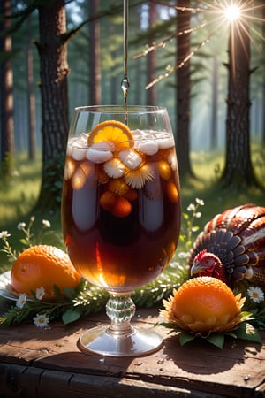 glass of kvass with ice, dripping water drops on glass, translucent liquid, ice cubes, wreath of wild flowers on picnic tablecloths, bright sun, midday outdoor lighting, open air, natural background, summer day, hot weather, high detail, very humid humidity, high brightness, wet watermarks, overdetail, super detail superdetailing, surrealism, soft light, studio lighting, diffuse soft light, shallow depth of field, sharp focus, bokeh effect, highly detailed glass reflection, ultra-thin (superfine, ultra-thin) (thin, fine, ultra-detailed), cinematic, surrealism, armature, best quality, ultra-high resolution (photorealistic: 1.4), high resolution, detail, raw photography, clear reproduction, stock camera, realistic texture, dramatic lighting, unreal engine, popular on artstation, macro
(scarlett with red hair and green eyes holding a turkey leg), (realistic:1.5), (nsfw), ((rathalos armor, female armor)), (masterpiece), (specular lighting:1.3), (hyperrealistic:1.2), (photorealistic face:1.2), (perfect face), (perfect eyes), (best quality), (8k), (4k), sharp focus, octane render, best quality, extremely detailed, intricate, fantasy, soft lighting, (gigantic hanging breasts), (skindentation:1.3), (chubby:1.4), (voluptuous:1.4), thick eyelashes, long eyelashes, (wearing orange choker), smile, blushing, hoop earrings, ((evening:1.5)), (campfire, forest:1.3), comfy, cosy, looking at viewer, detailed skin