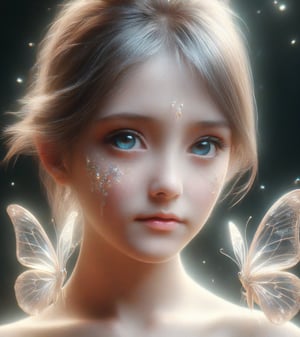  (Masterpiece, Best Quality,  realistic, detailed (disintegration  butterflies effect,)           girl detailed eyes, hand Photorealistic, flat boobs High Resolution, 8K