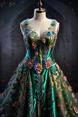 Colorful heavy Dimond Embroideryy, peacock, fairy dress, flower, designer dress, net full gown, fairy tail,CINEMATIC, CINEMATIC LIGHT ,8lHD detailed,artstation, sharp focus, ,photo r3al,Movie ,lolitagothi,victorian,photorealistic,byrs \(manaka nemu\),f41rydr3ss,dressuni241,hoopdress,LAassunity,gl4sst3r,mermaid-line wedding dress