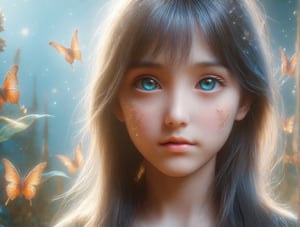  (Masterpiece, Best Quality,  realistic, detailed (disintegration  butterflies effect,)           girl detailed eyes, hand Photorealistic, flat boobs High Resolution, 8K