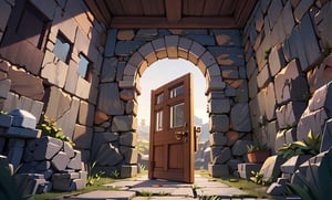 anime style

highly detailed,{best quality}, {{masterpiece}}, {highres}, original, extremely detailed 8K wallpaper,masterpiece, best quality, illustration, beautifully detailed eyes,  cinematic lighting,



((nobody))
hell
There is a stone door in the middle
there are many will-o'-the-wisps