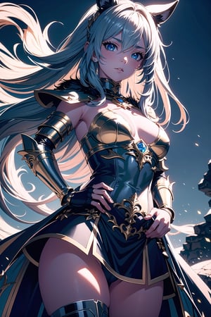 Lunaris, viking, freya, (small breasts:1.0), light armor, fur cape, metal skirt,

UHD 16k, masterpiece, very high definition, high contrast, (best quality:1.5), (ultra detailed:1.5),