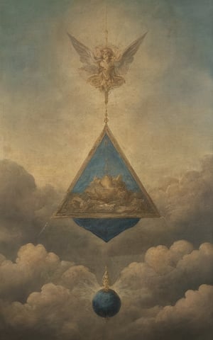 Holy Trinity symbol in the sky.
Not a single human.
Nature,Nature,leonardo,oil painting,renaissance,realistic,classic painting,BugCraft