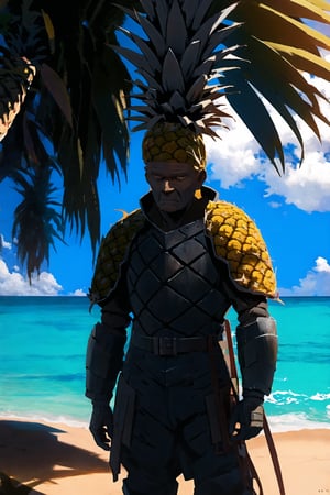 Old_man, (pineapple_armor:1,5), old man in pineapple armor

