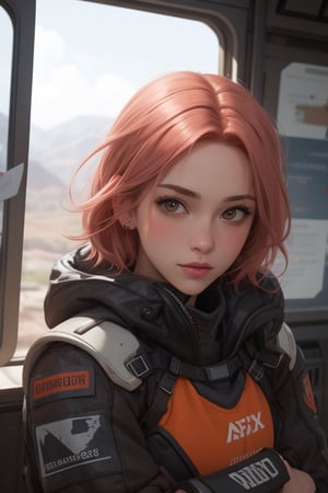 Apex legends, pink hair, orange hair